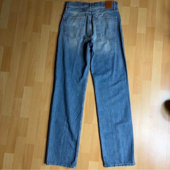 Anine Bing NWT Roy Jean in Nordic Blue Straight Bootcut - Picture 13 of 16